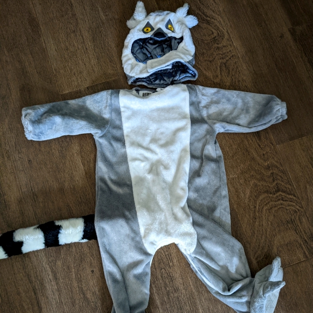 Kids Lemur costume size 6-12month